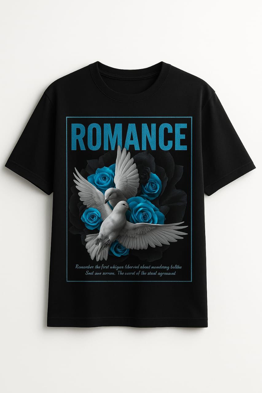 Romance Graphic Oversized T-shirt
